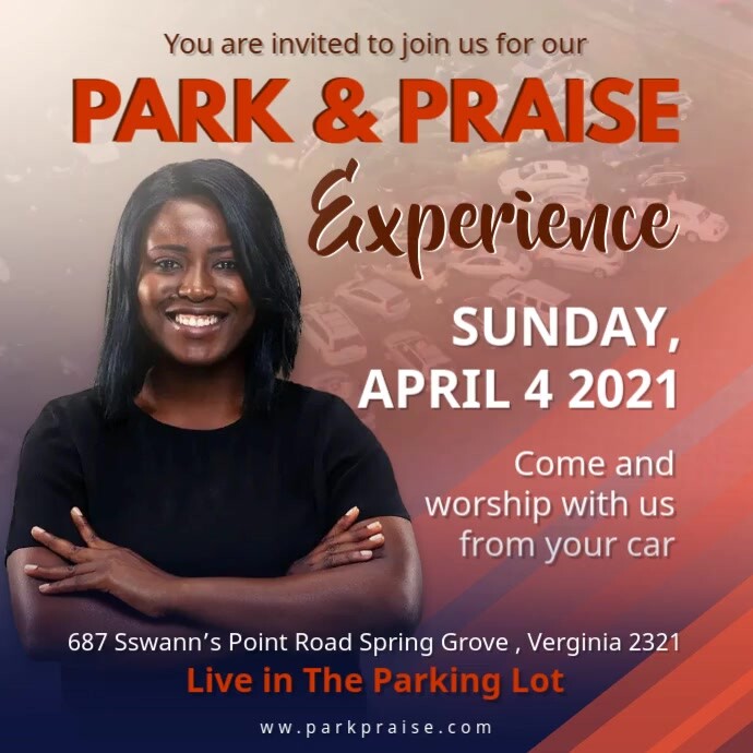 Church Praise and Worship from Car Ad Publicação no Instagram template