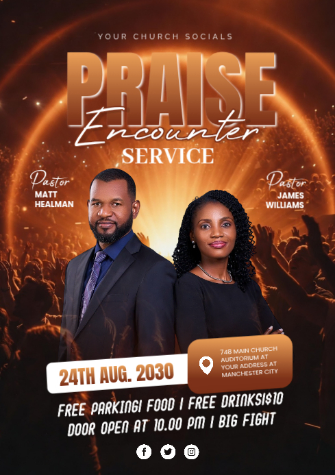 church praise Template | PosterMyWall