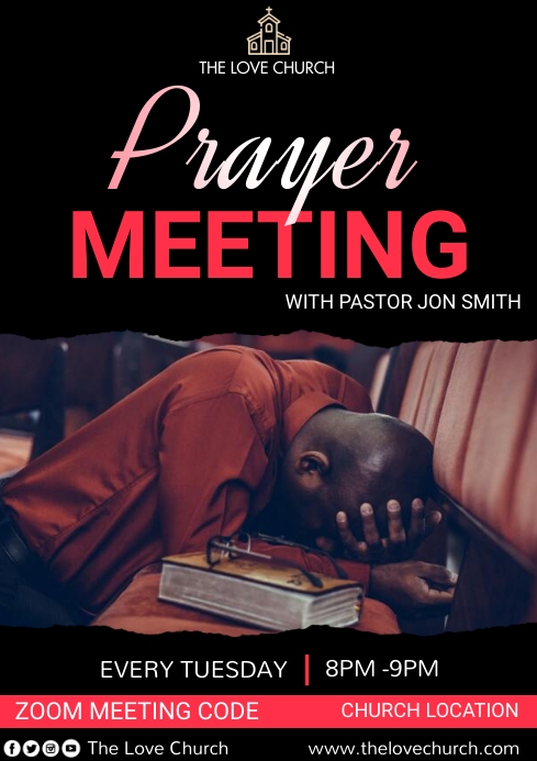 Church Prayer Template | PosterMyWall