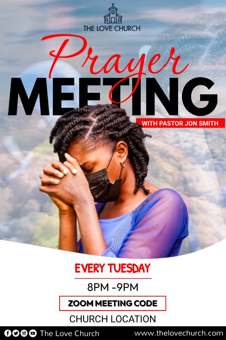 Church Prayer Template | PosterMyWall