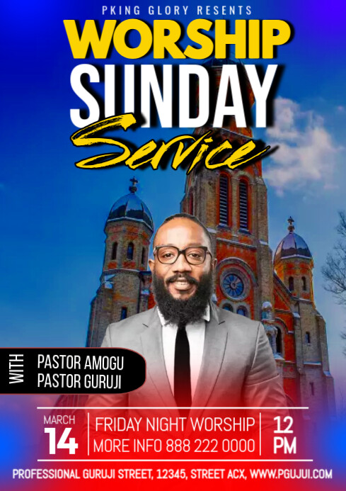 church prayer Template | PosterMyWall