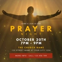 Church Prayer Night Iphosti le-Instagram template
