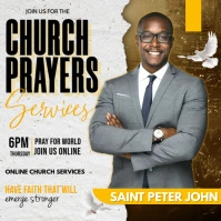 church prayers Carré (1:1) template