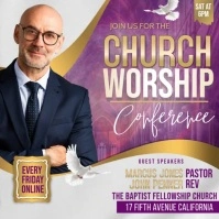 church prayers, 21 days of fasting Square (1:1) template