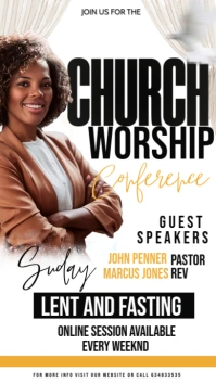 church prayers Instagram Story template