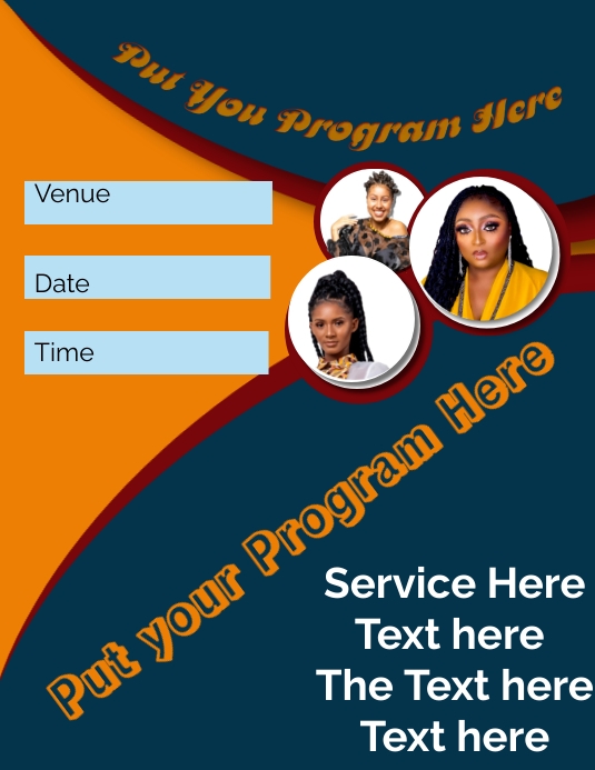 Church program (2) Template | PosterMyWall