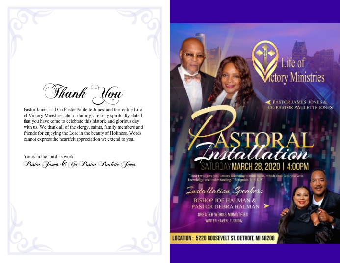 Church Program Front Church Program Template | PosterMyWall