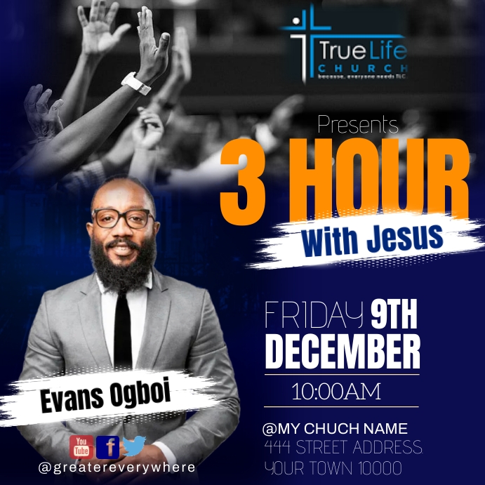 church program Template | PosterMyWall