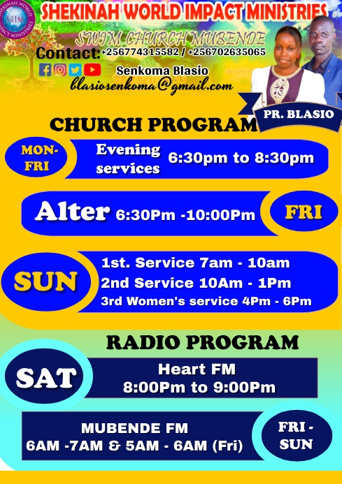Church program Template | PosterMyWall