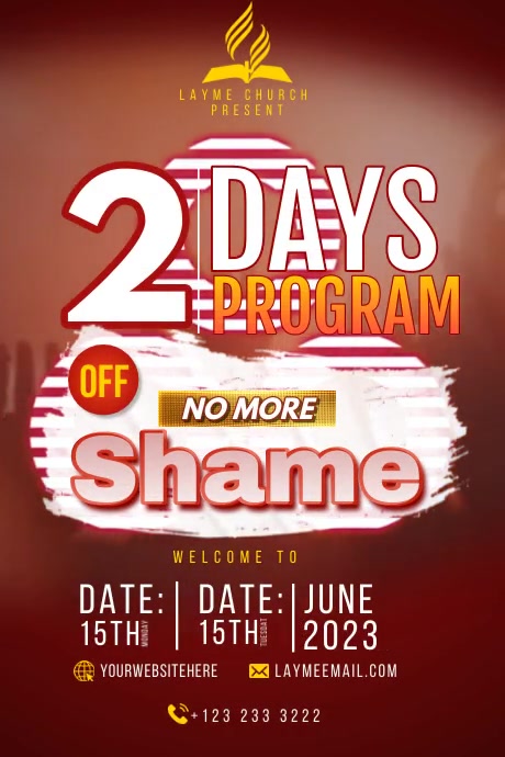 Church Program Template | PosterMyWall