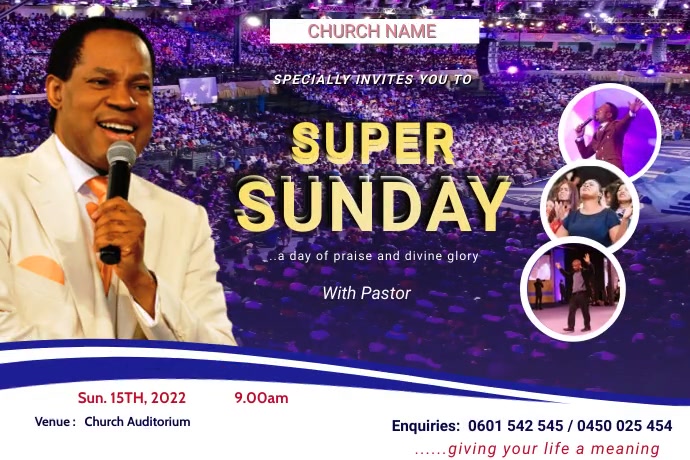 church program Template | PosterMyWall