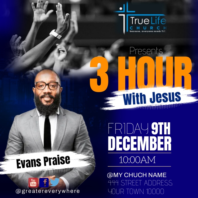 church program Template | PosterMyWall