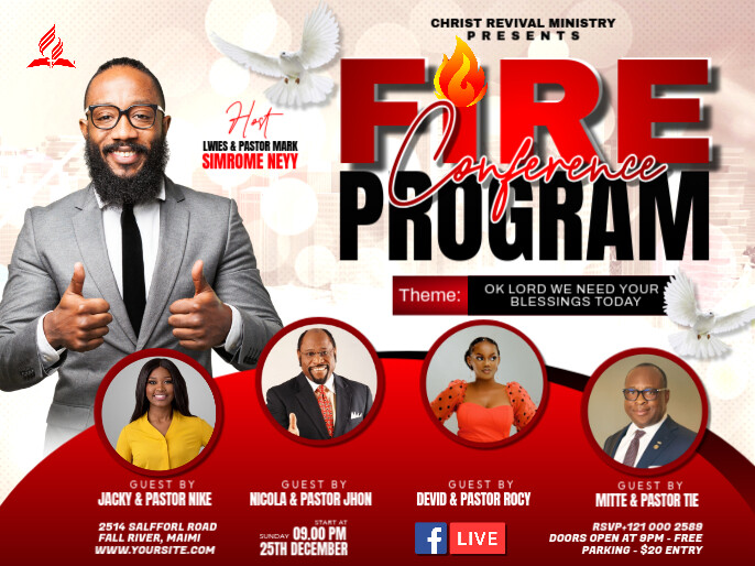 CHURCH PROGRAM Template | PosterMyWall