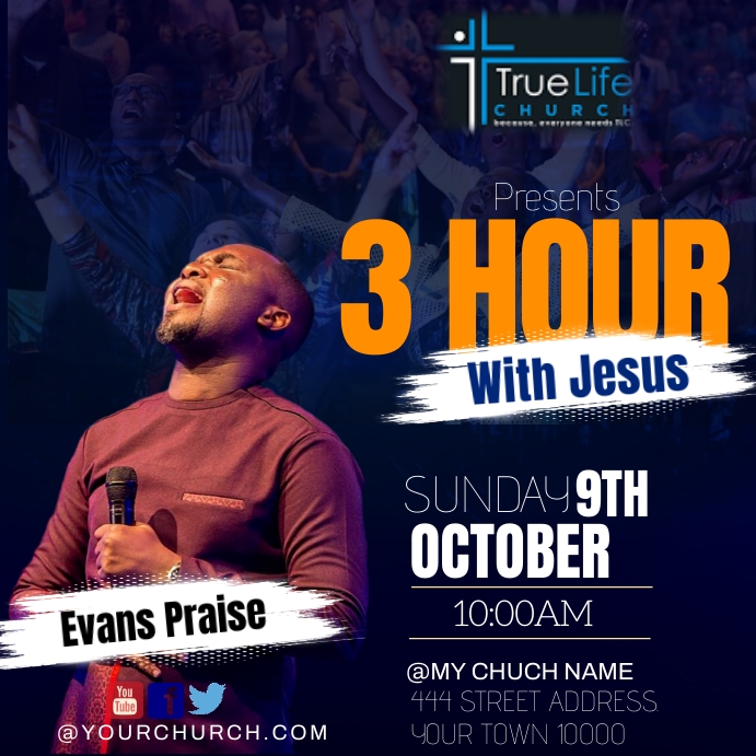 church program Template | PosterMyWall