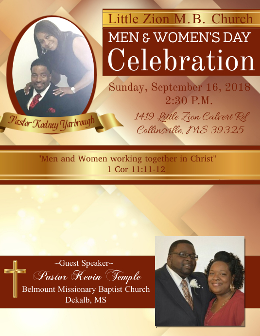 Church Program Front Church Program Template | PosterMyWall