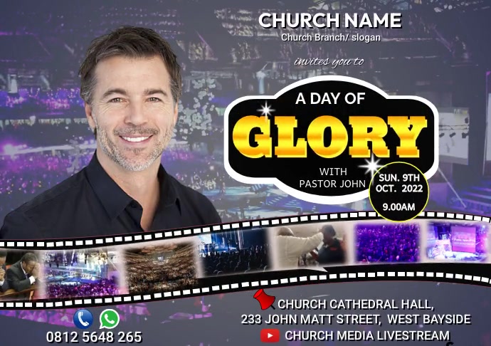 Church program flyer Template | PosterMyWall