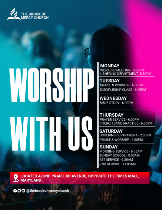 Copy of CHURCH PROGRAMS POSTER | PosterMyWall