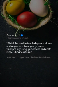 church quotes Spanduk 4' × 6' template