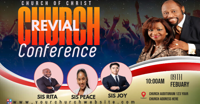 Copy of CHURCH REVIVAL CONFERENCE | PosterMyWall