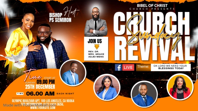 Copy of CHURCH REVIVAL | PosterMyWall