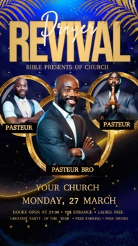 Church Revival Display template
