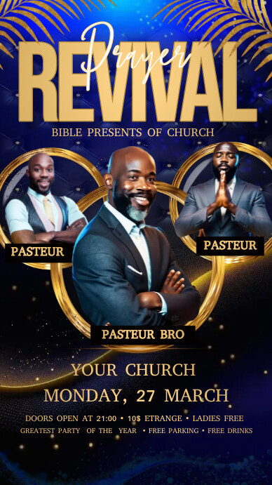 Church Revival Display Template | PosterMyWall
