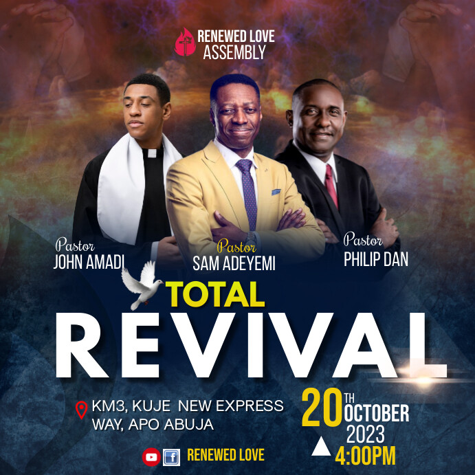 Revival Flyer.pdf This Design Template is not available | PosterMyWall