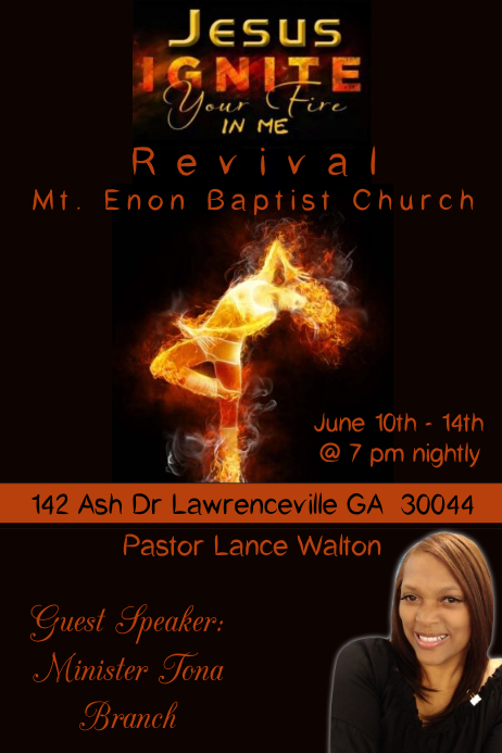 Copy of Church Revival Flyer | PosterMyWall