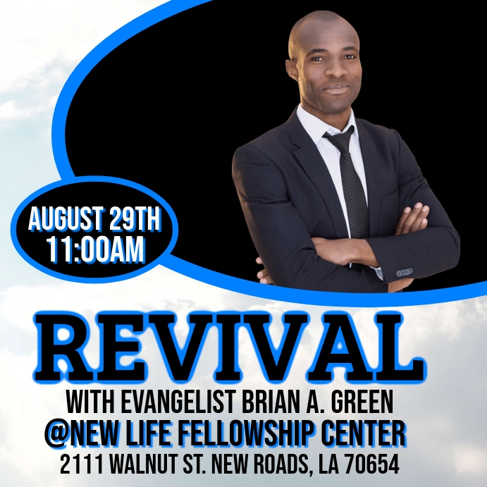 CHURCH REVIVAL FLYER Template PosterMyWall