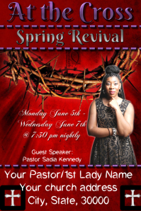 customizable design templates for revival postermywall spring revival 2018 flyer template