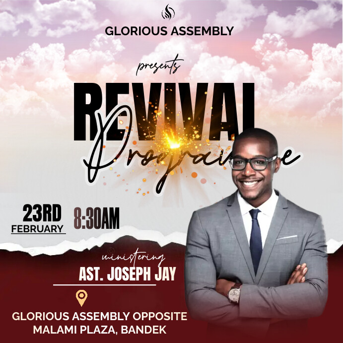Revival Program Church revival programme Template | PosterMyWall