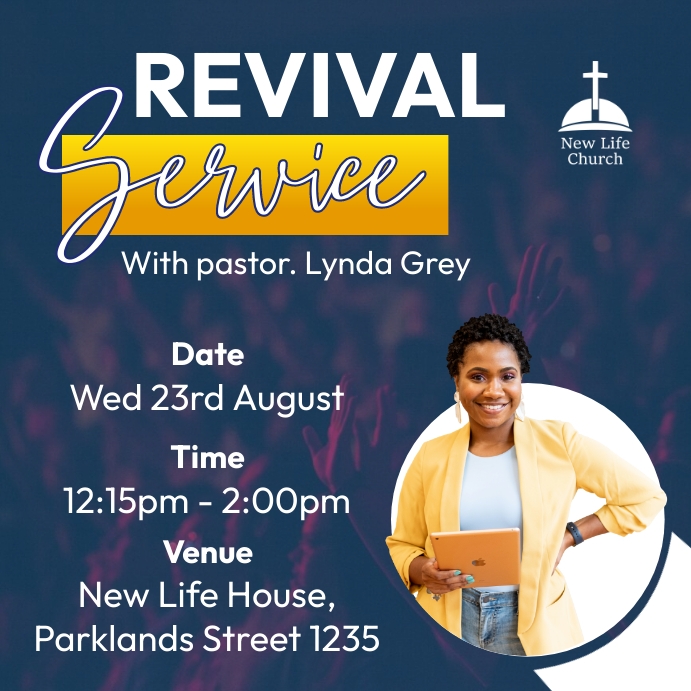 Revival Program Sample Church Revival Program Night Revival Template | PosterMyWall