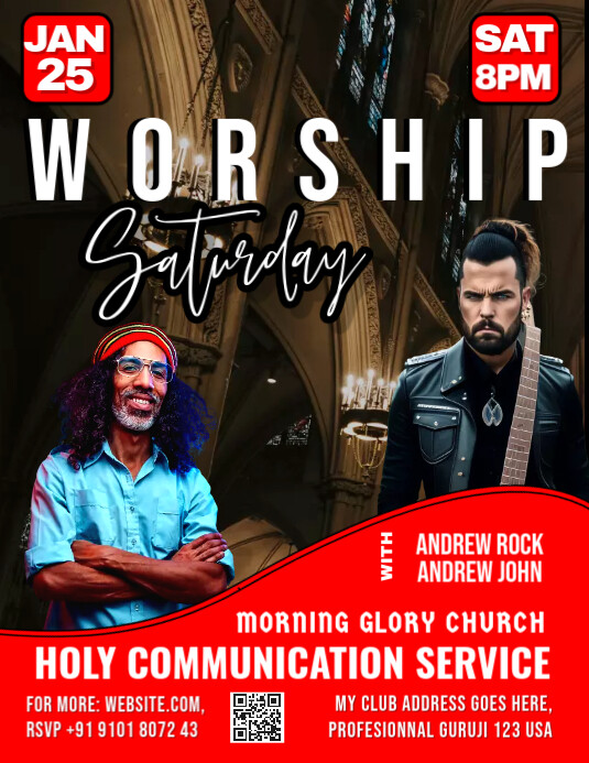 church service ad Template | PosterMyWall