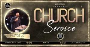 Church Service Imagem partilhada do Facebook template
