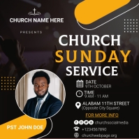 Church Service Template | PosterMyWall