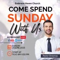 Church service design template Instagram Post