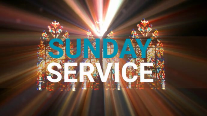 Plantilla de Sunday Service Pantalla Digital | PosterMyWall