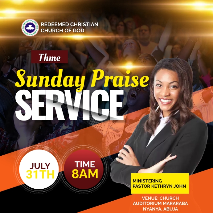 church service Template | PosterMyWall
