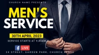 CHURCH SERVICE FATHER'S DAY Template Presentation (16:9)