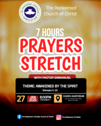 Braun Prayer Stretch Event Instagram Portrait Template
