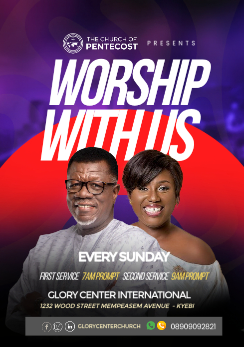 Church Service Invitation A4 Template | PosterMyWall