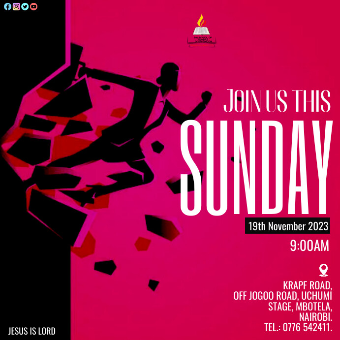 church service invite Template | PosterMyWall