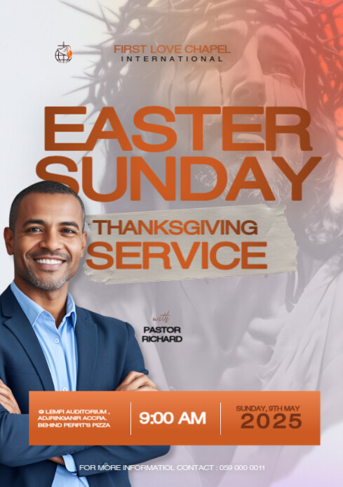 Church Service post Template | PosterMyWall