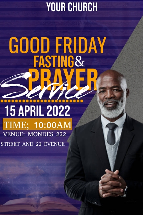 Good Friday easter template | PosterMyWall