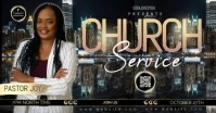 Church Service Template Imagen Compartida en Facebook