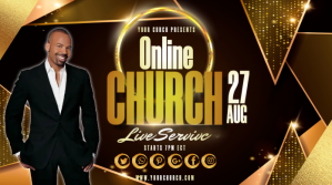 CHURCH SEVICE AD TWITTER POST FREE template