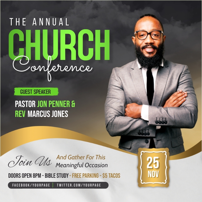 Church Advertisement Church Social Media Ad Template | PosterMyWall