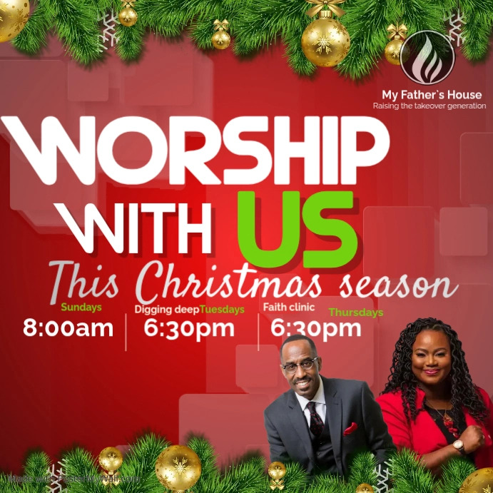 Church Sunday/Christmas Template | PosterMyWall