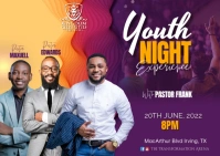 church sunday service (4) Postcard template