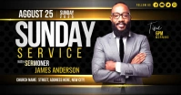Church Sunday Service Ad template